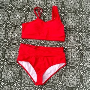 Red bikini set!